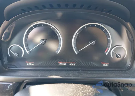 2014 BMW 535I из США, поврежденный, VIN WBA5B1C5XED917036